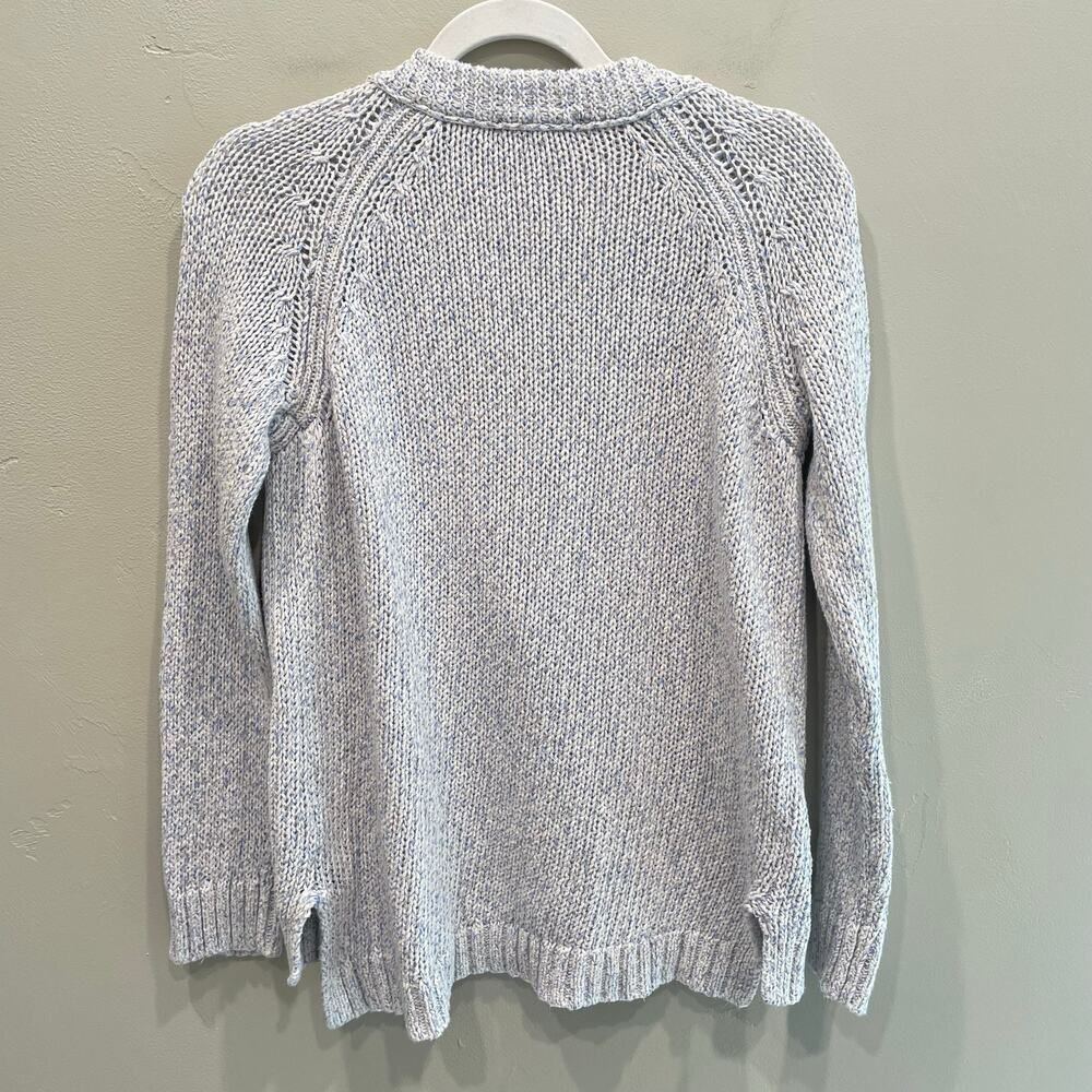 Rag & Bone Candace Cardigan in Ivory Blue Lavender - Size: Medium - Picture 3 of 11